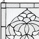 preview thumbnail 9 of 12, River of Goods 20-Inch Floral Clear Glass Window Panel - 12" x 0.25" x 20"