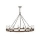 preview thumbnail 1 of 1, Hinkley Lighting Sawyer 15 Light 46" Wide Open Air Outdoor Chandelier Sequoia