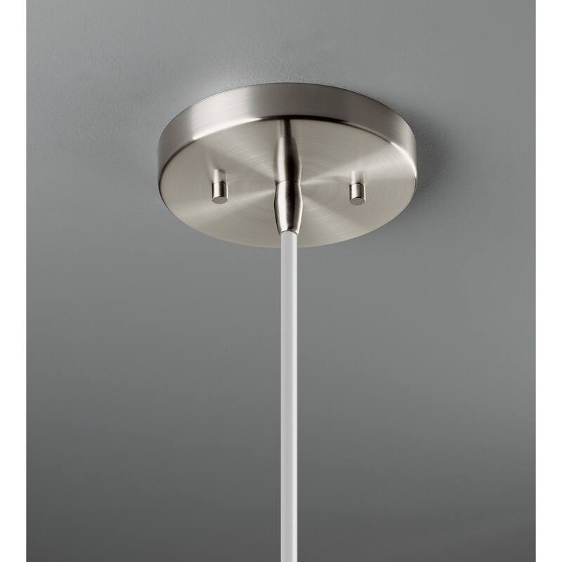 Justice Design Group Ceramic Discus Pendant - Bisque