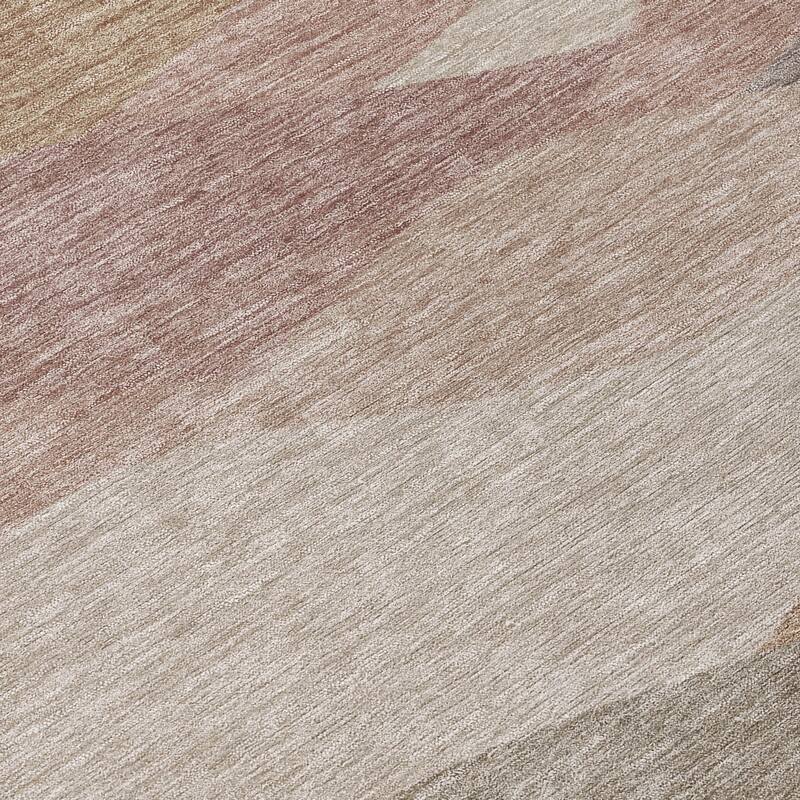 Machine Washable Indoor/ Outdoor Modern Horizon Chantille Rug