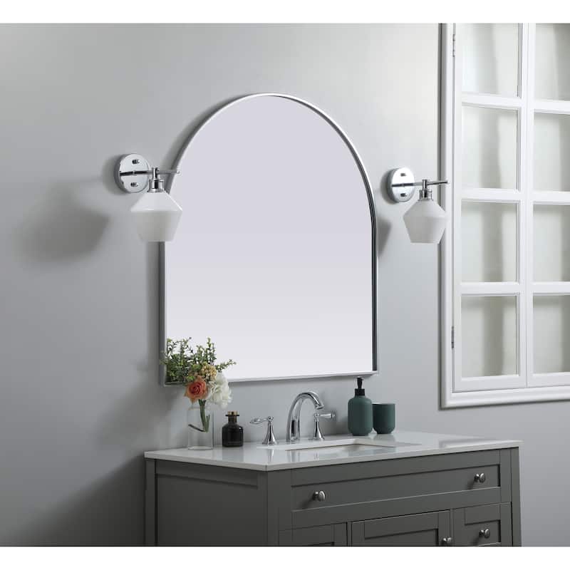 Elegant Lighting MR1A3636 Ayra 36" Diameter Modern Arched Bathroom