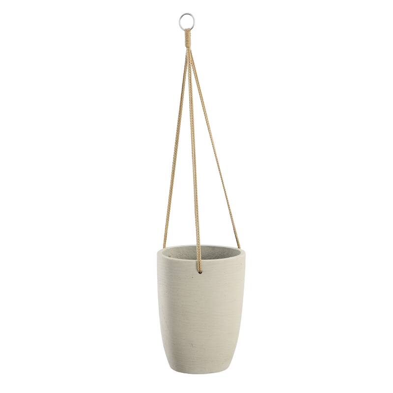 Cassandra Lightweight Concrete Pot Planter, Grey