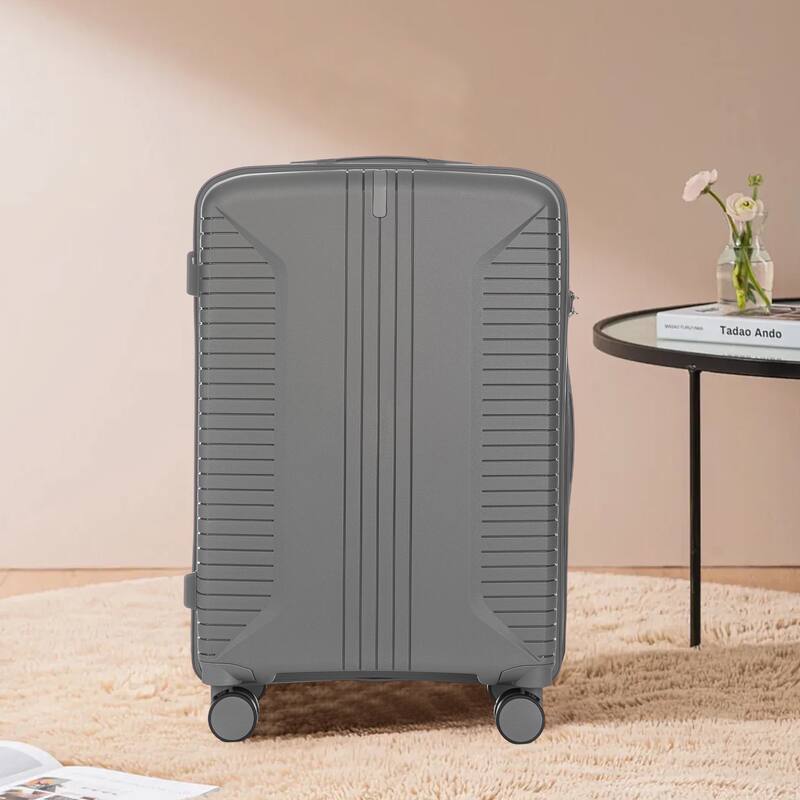 20"/24"/28" 3 pcs/set in PP Spinner Wheel Luggage, Carry on Suitcase, Matching Color, Combination Lock