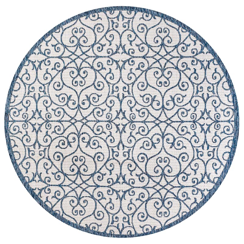 JONATHAN Y Ourika Textured Weave Indoor/Outdoor Area Rug