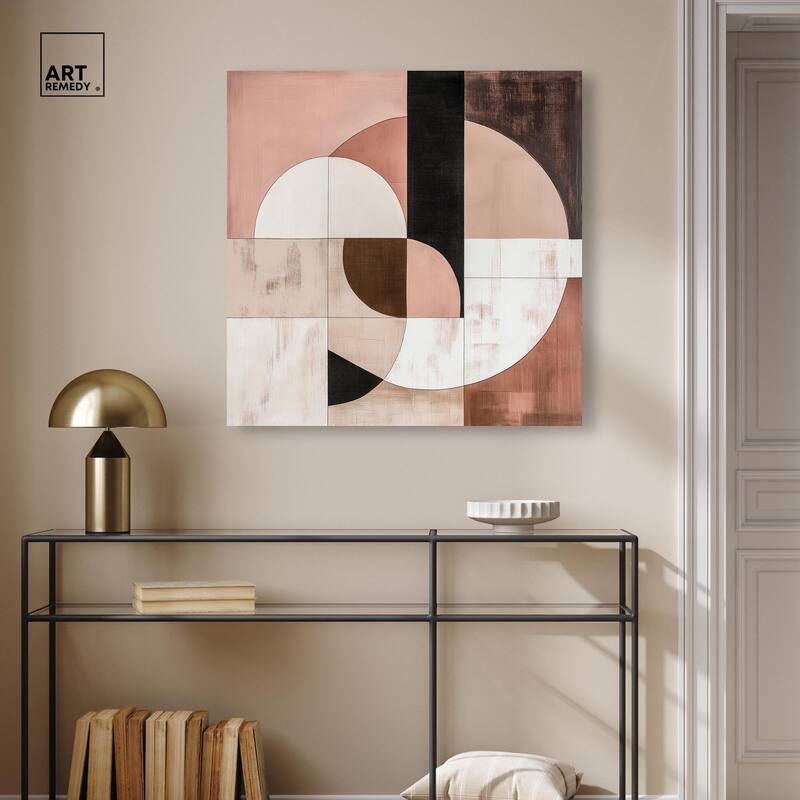 Modern Shapes I Canvas by Art Remedy, Gallery Wrapped