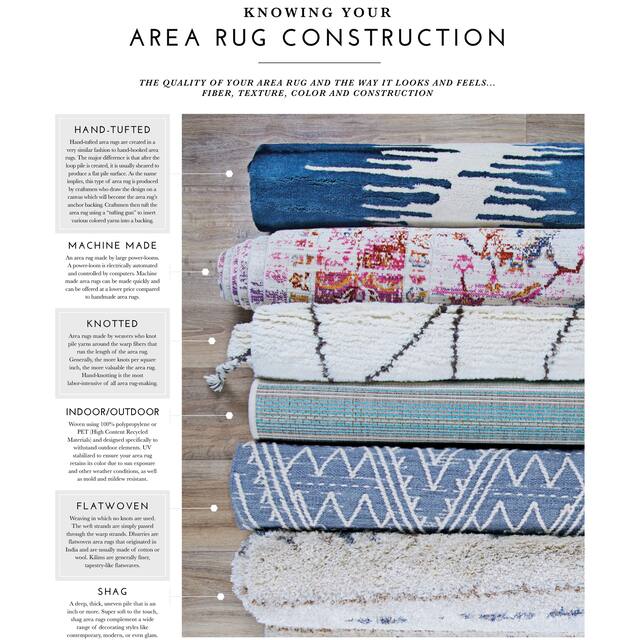 Pergola Flame Indoor/ Outdoor Area Rug