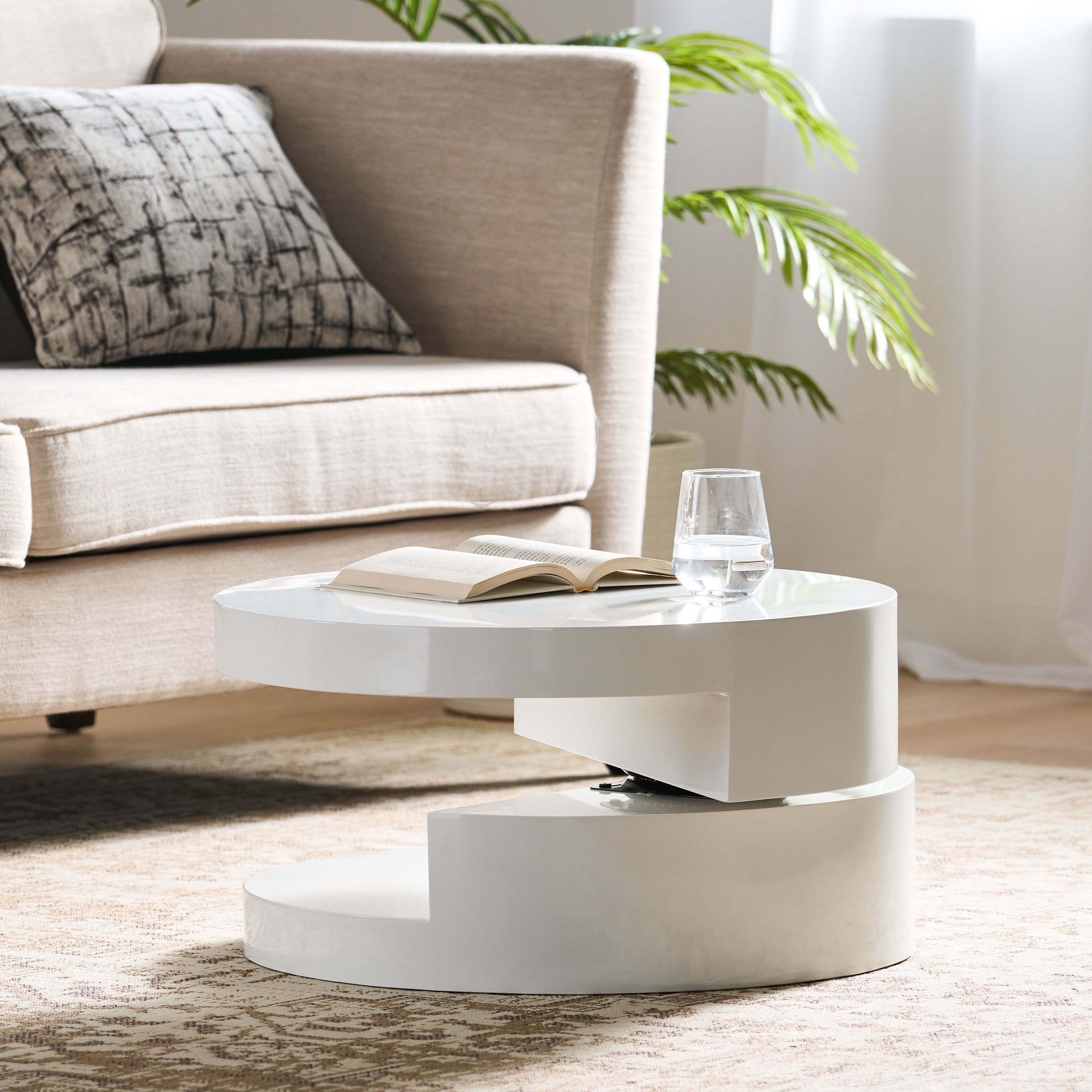 Gloss Round Coffee Small White Gloss Coffee Table Small Mod