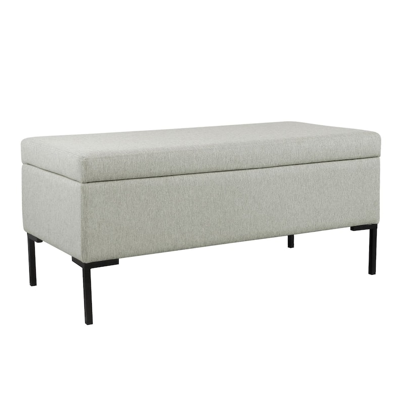 HomePop Storage Bench with Metal Legs