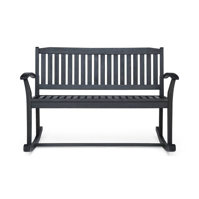 Regatta Acacia Wood Patio Glider by Christopher Knight Home