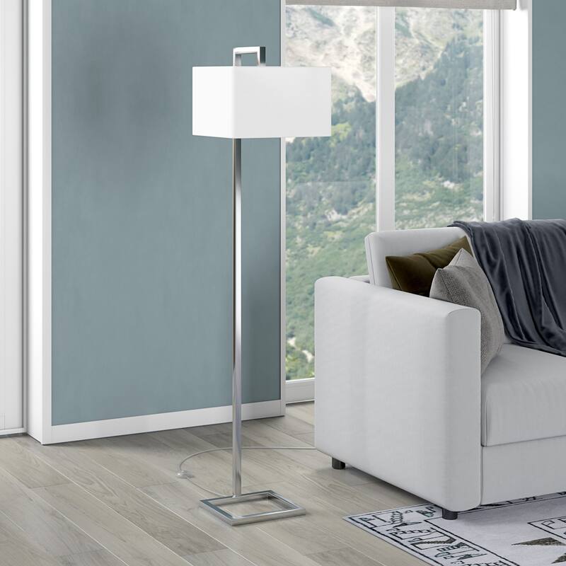 Grayson 68" Tall Floor Lamp with Fabric Shade