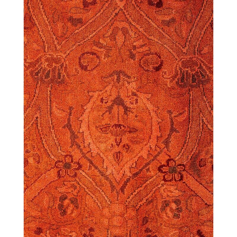 Fine Vibrance, One-of-a-Kind Hand-Knotted Area Rug - Pink, 8' 1" x 8' 1" - 8' 1" x 8' 1"