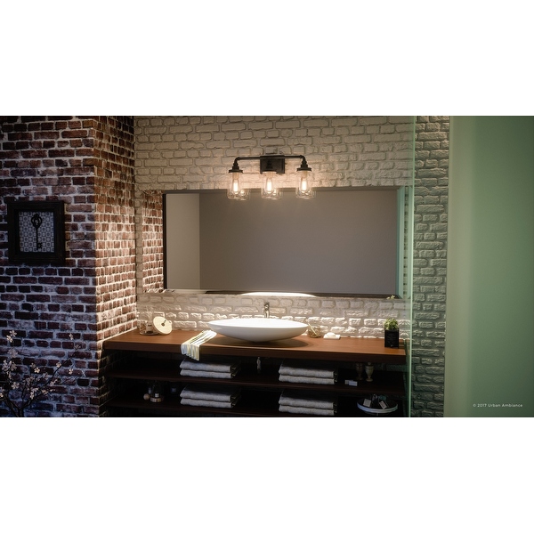 Industrial style sale bathroom light fixtures