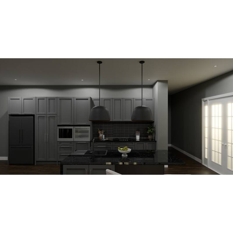 Tamara 4-Light Matte Black Pendant Light