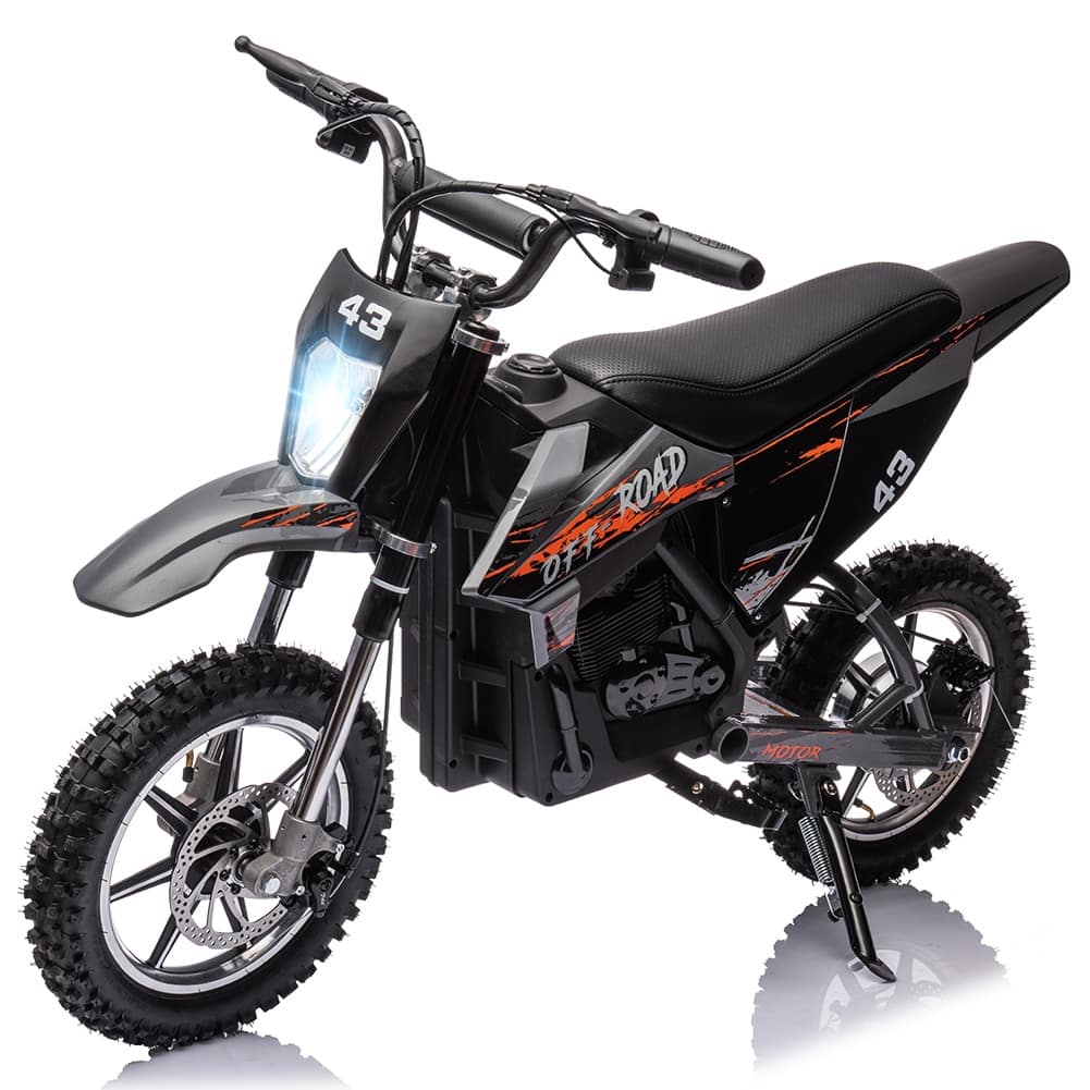 36V Electric Off-Road Motorcycle, Kids Ride on Dirt Bike for Kids Best Gift