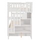 preview thumbnail 37 of 44, Twin-over-Twin Bunk Bed with Twin size Trundle for Bedroom, Dorm, Adults