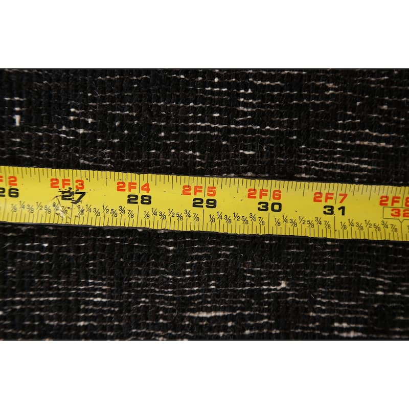 Vegetable Dye Contemporary Moroccan Wool Area Rug Hand-knotted Carpet - 7'10" x 9'8"