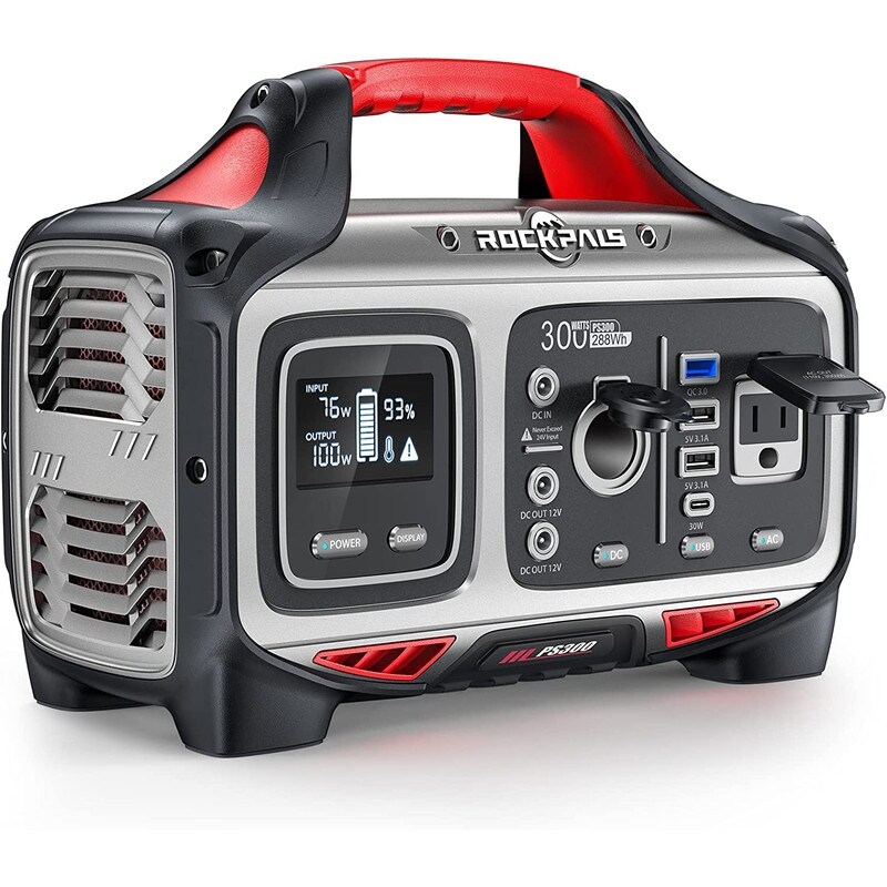 300W Portable Power Station 280wh 78000mAh Solar Generator CPAP Backup Lithium Battery for Outdoor Camping Emergency Bed Bath Beyond 36722764