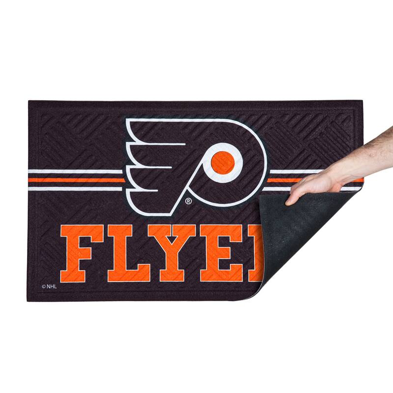 30 in. x 18 in. Embossed Mat, Cross Hatch, Philadelphia Flyers