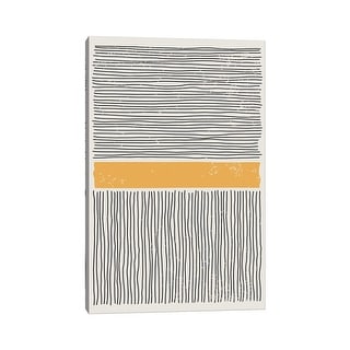iCanvas "Black And Yellow II" by Jay Stanley Canvas Print - Bed Bath ...