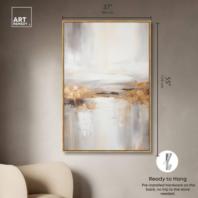 Gold Dust II Canvas by Art Remedy
