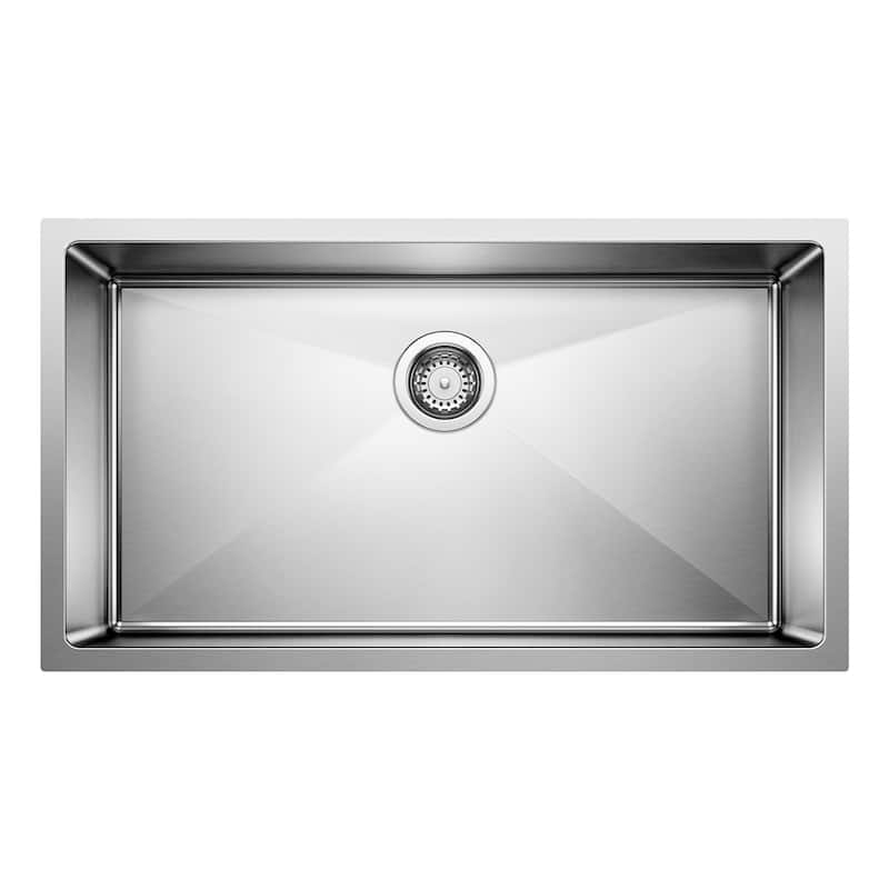 Blanco 443148 Quatrus 32" Undermount Single Basin Stainless Steel - Refined Brushed