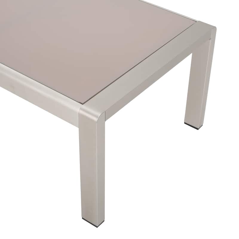Cape Coral Outdoor Aluminum 2-piece Set with Cushions by Christopher Knight Home