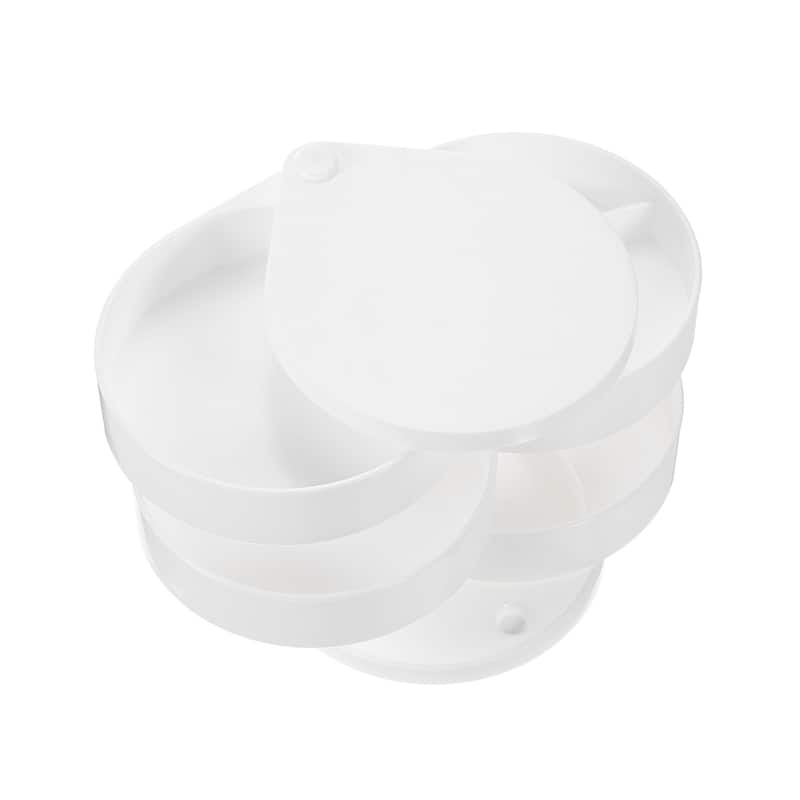 Rotating Jewelry Organizer, 4 Layer Jewelry Storage Box