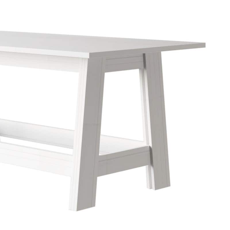 CraftPorch Rustic 2-Pieces End Tables with Coffee Table