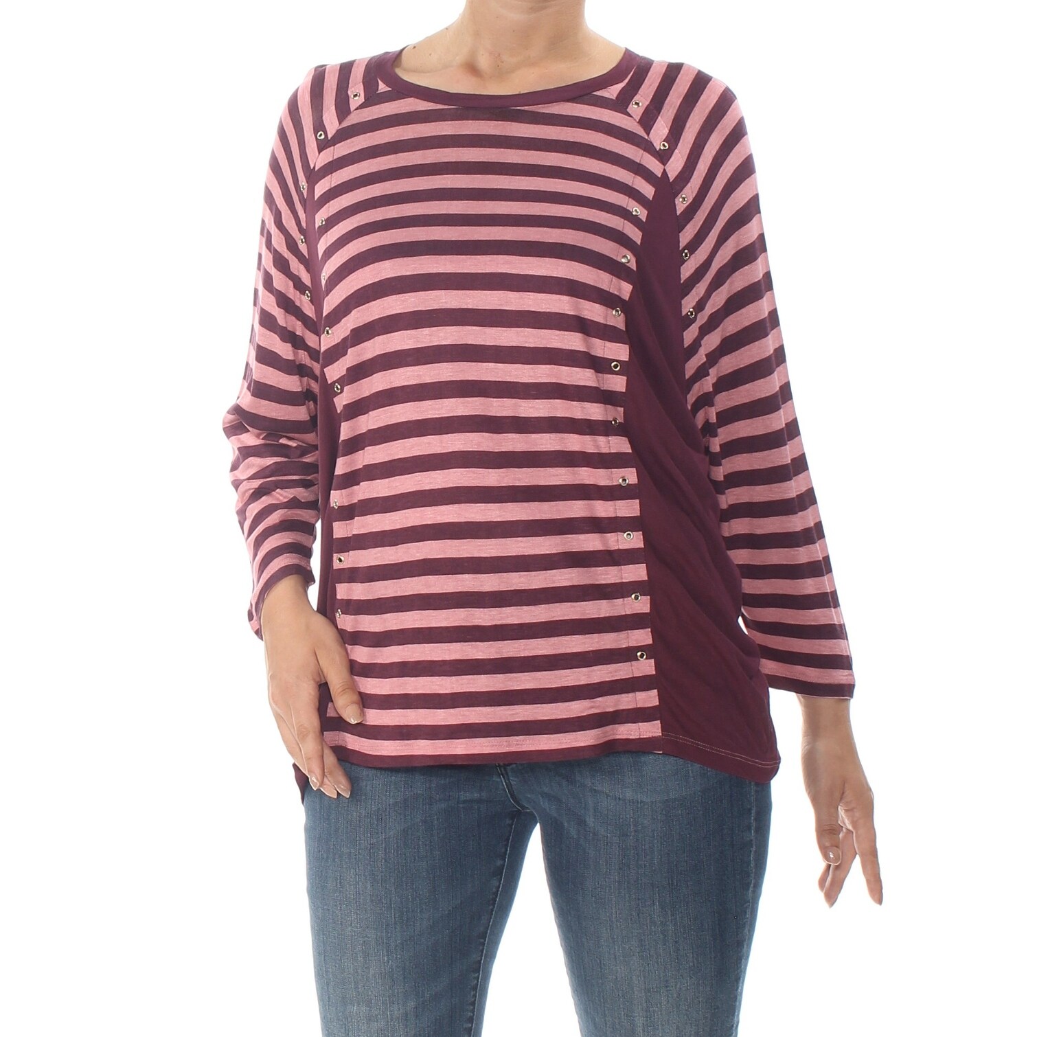 michael kors jeans womens purple