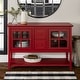 preview thumbnail 3 of 12, Middlebrook 52-inch Buffet Console Antique Red