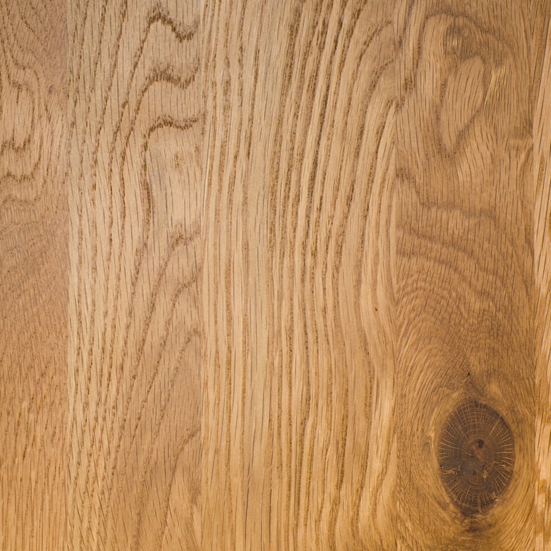 Poly and Bark Kent Solid Oak Wood Dining Table