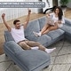 preview thumbnail 15 of 13, Furniwell Corduroy Modern U-section Modular Sofa