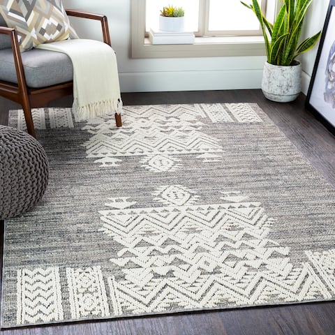 Campbell Indoor/ Outdoor Tribal Area Rug