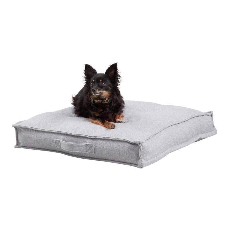 Milo Square Tufted Dog Bed - Small (24") - Cement