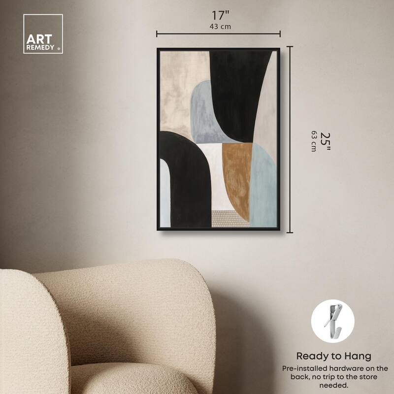 Interlocking Segments I Canvas by Art Remedy