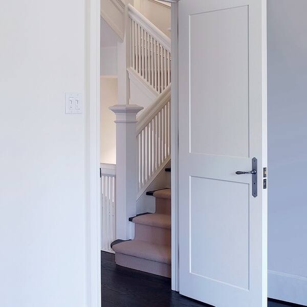 Shop Trimlite 3068138 8402 36 By 80 Shaker 2 Panel Interior Slab Passage Door Primed Overstock 25650210