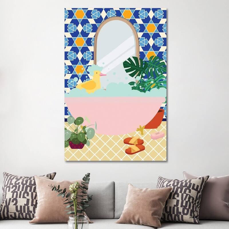 iCanvas "Moroccan Bathroom" by Jania Sharipzhanova Canvas Print
