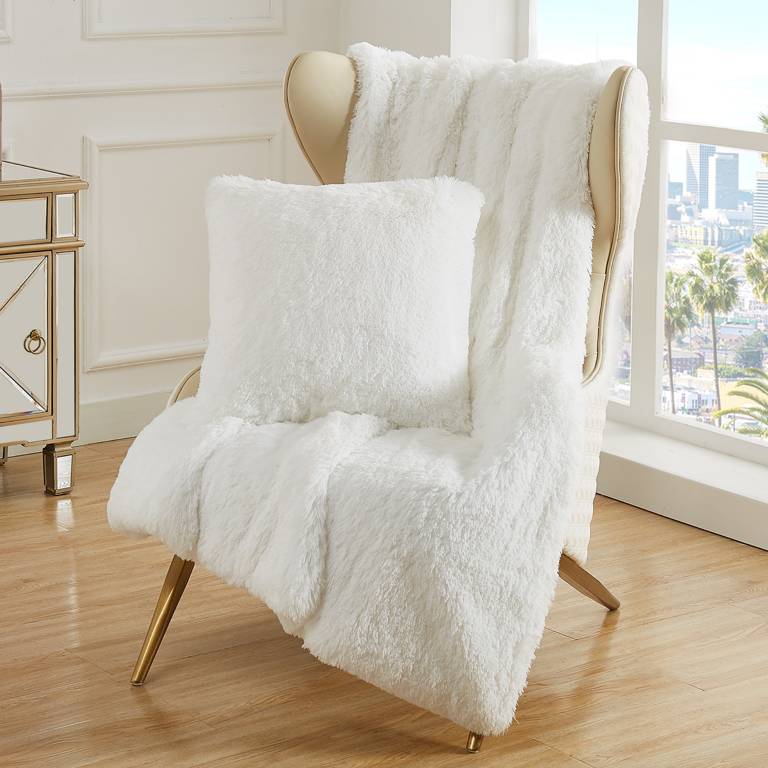 Bed bath and beyond faux fur pillow store