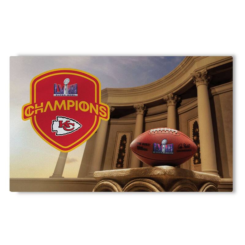 NFL Kansas City Chiefs SB58 Elite Champs Washable Rug - 36in x 62in