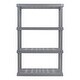 preview thumbnail 6 of 5, IRIS USA® Plastic Rack Shelf - Elephant Gray