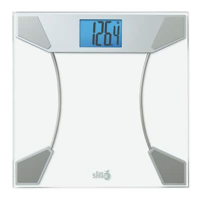 Eat Smart Precision Digital Bathroom Scale - Clear