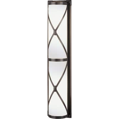Robert Abbey Z1987 Four Light Wall Sconce Chase Deep Patina Bronze - One Size