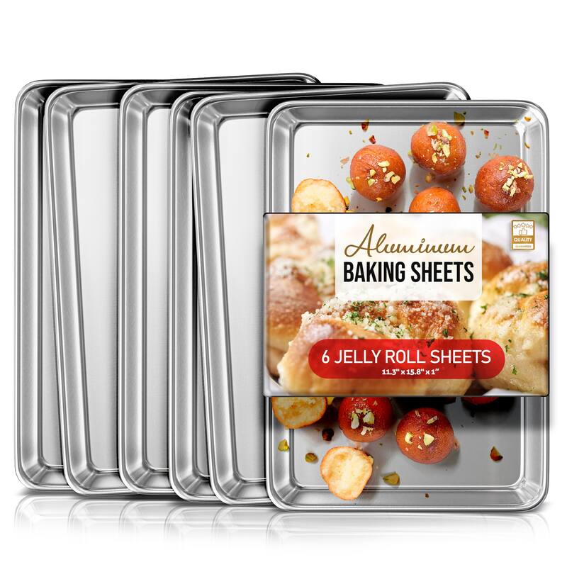 JoyTable Aluminum Baking Sheet/Cookie Sheet Set