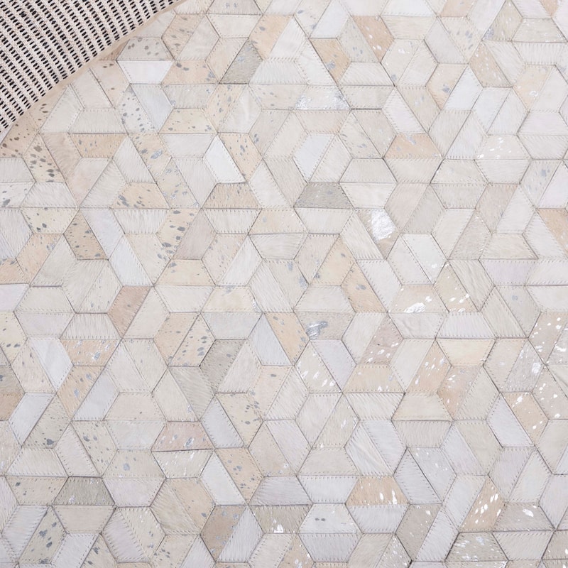 SAFAVIEH Hand-Woven Studio Leather Miludia Modern & Contemporary Leather Rug - 2'3" x 7' Runner