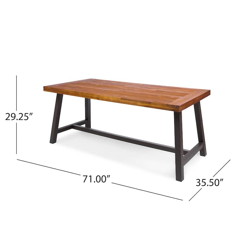 Carlisle Acacia Outdoor 3-piece Dining Set by Christopher Knight Home