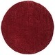 preview thumbnail 50 of 140, SAFAVIEH August Shag Solid 1.2-inch Thick Area Rug 11' Round - Burgundy