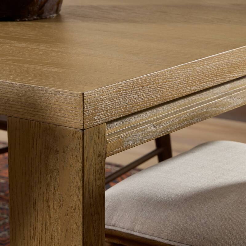 Jovi Dining Table-Drifted Oak Solid - 96W x 42D 30H