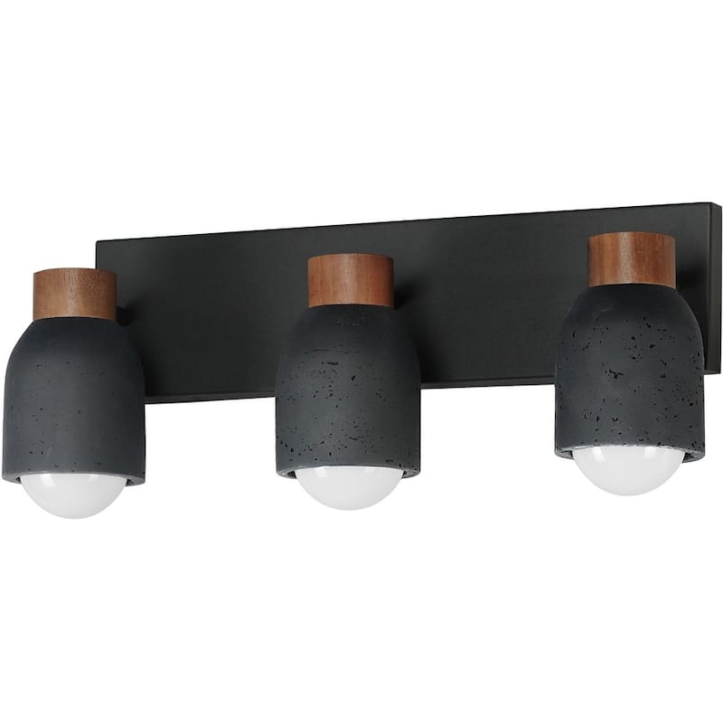 Maxim 10623 Pompeii 3 Light 21" Wide Vanity Light - Lava Black