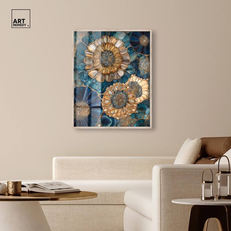Opulent Geode I Shadowbox by Art Remedy