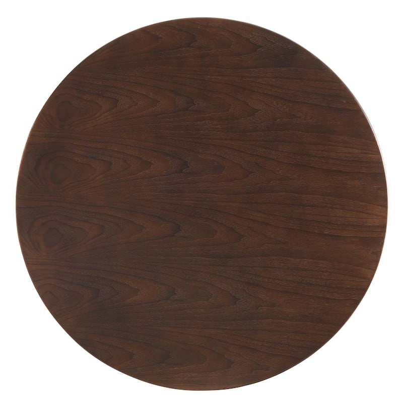 Lippa 48" Round Wood Grain Dining Table - Cherry